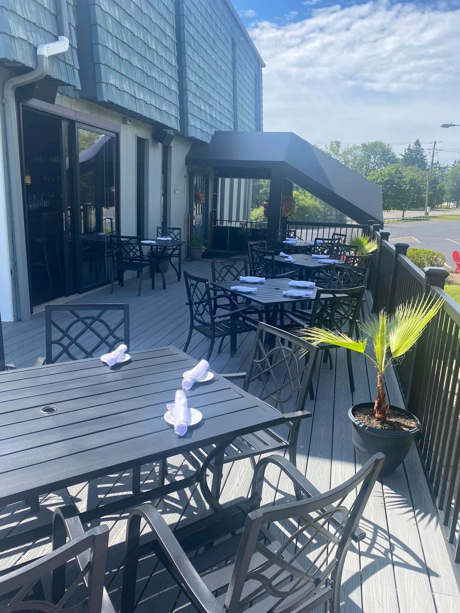 Intimate dining setup at The Mansard